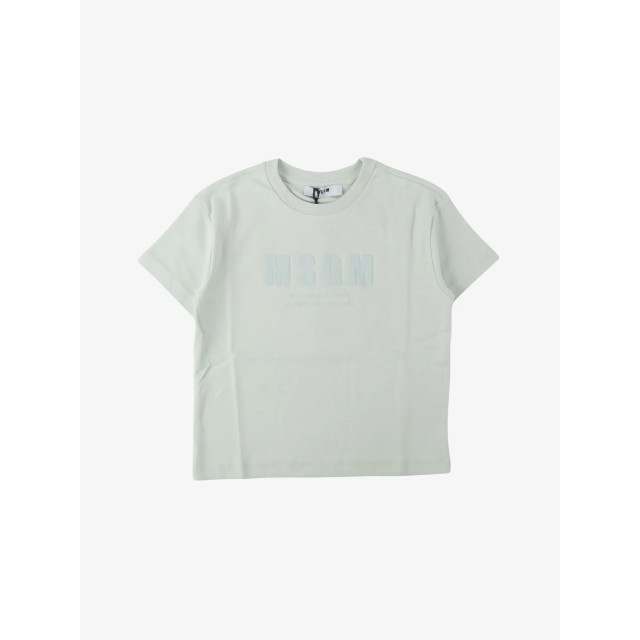 Msgm Jongens t-shirt light interlock t-shirt S5MSJUTH170-MS013 large Msgm Jongens t-shirt light interlock t-shirt S5MSJUTH170-MS013 large