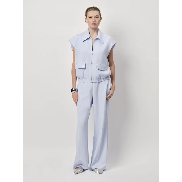 Dante 6 D6 fabri elasticated wide leg pants D6 Fabri Elasticated Wide Leg Pants/Crystal Blue 4060 large