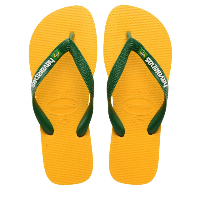 Havaianas brasil logo pop yellow teenslippers unisex 4110850 1740 large