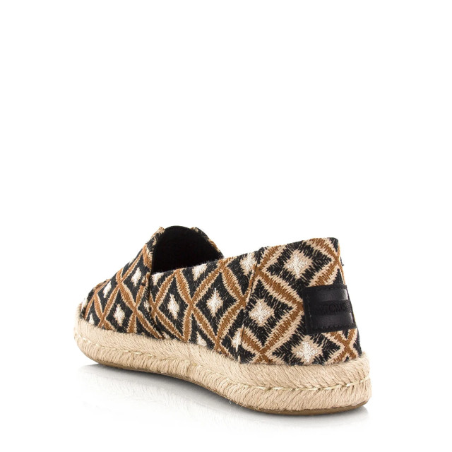 Toms alpargata rope 2.0 | geo black espadrilles dames 10020700 large