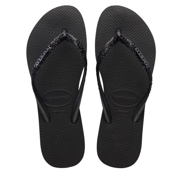 Havaianas Slim glitter ii teenslippers dames 4146975 4057 BLACK/D large