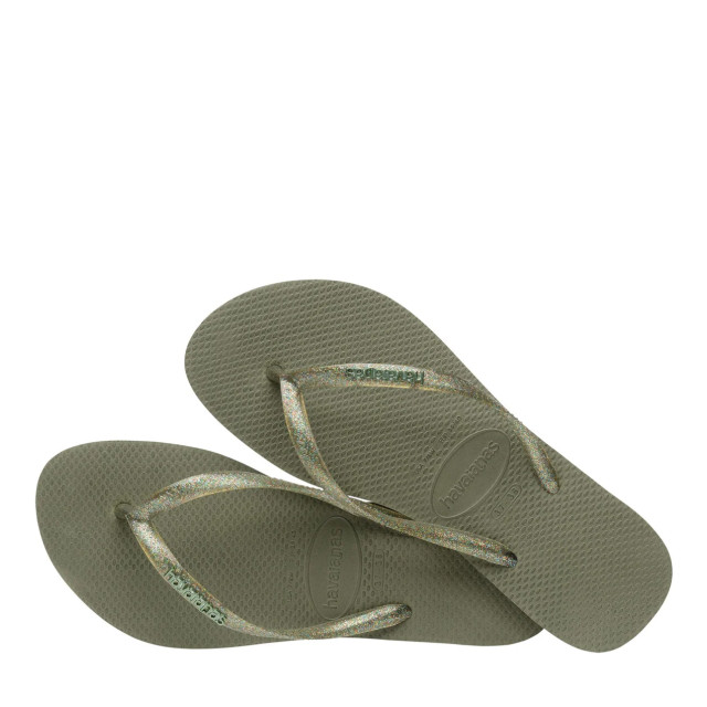 Havaianas Slim logo metallic teenslippers dames 4119875 0869 large