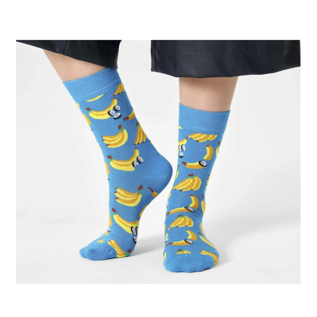 Happy Socks Banana sushi sock printjes unisex BSU01-6700 large Happy Socks Banana sushi sock printjes unisex BSU01-6700 large