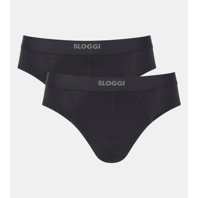 Sloggi Ever ease brief 2-pack - Sloggi Men Ever Ease Brief 2 pack 10222378 0004Black large