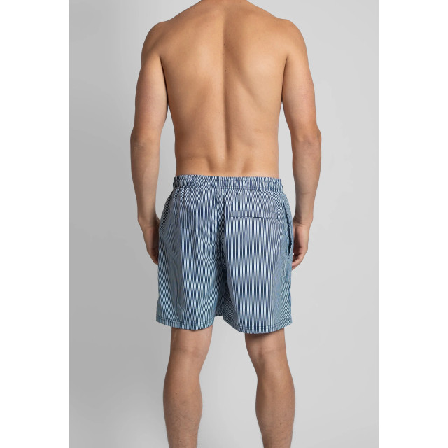 Phil & Co Gestreepte zwemshort heren / wit PH-SW-688 large
