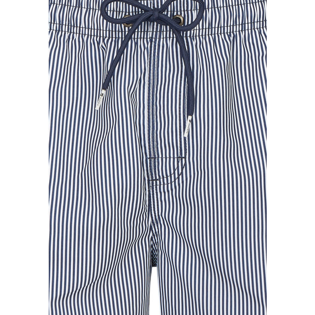 Phil & Co Gestreepte zwemshort heren / wit PH-SW-688 large