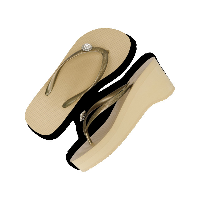 Uzurii Switch dames slipper met hoge hak goud, , maat: 20.010.48 large