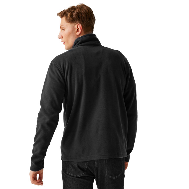 Regatta Heren honestly made recycled half zip fleecejack UTFK2037_black large