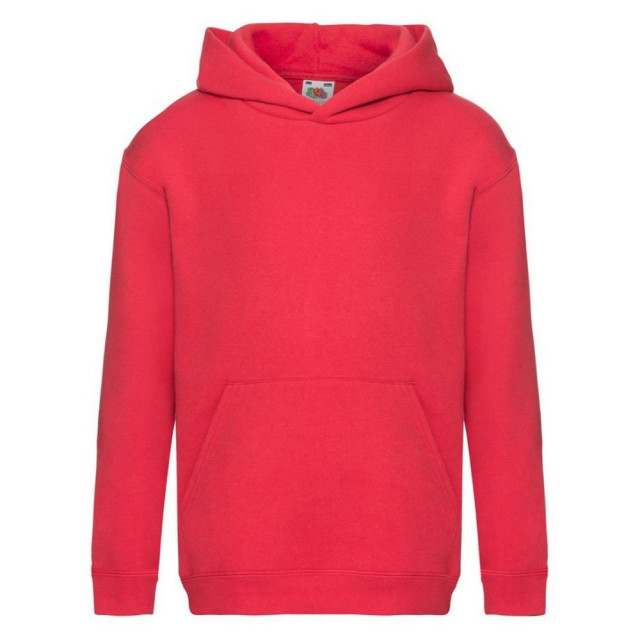 Fruit of the Loom Kinder/kids premium hoodie UTLT1977_red large