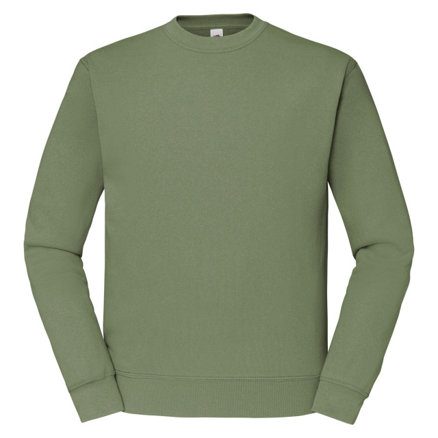 Fruit of the Loom Uniseks klassiek ingelegd sweatshirt voor volwassenen UTLT1965_classicolive large