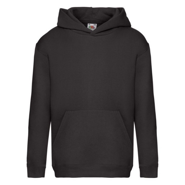 Fruit of the Loom Kinder/kids premium hoodie UTLT1977_black large