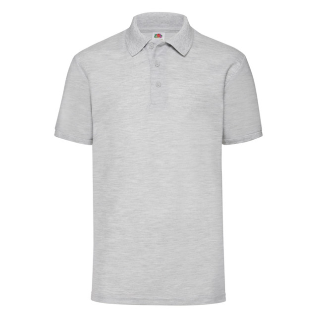 Fruit of the Loom Heren 65/35 piqué poloshirt UTLT2001_heathergrey large