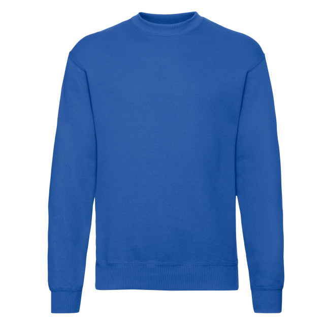 Fruit of the Loom Uniseks klassiek ingelegd sweatshirt voor volwassenen UTLT1965_royalblue large