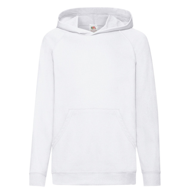 Fruit of the Loom Lichtgewicht hoodie kinderen/kinderen UTLT1959_white large