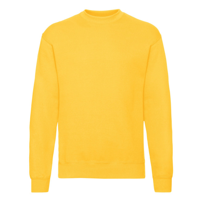 Fruit of the Loom Uniseks klassiek ingelegd sweatshirt voor volwassenen UTLT1965_sunflower large