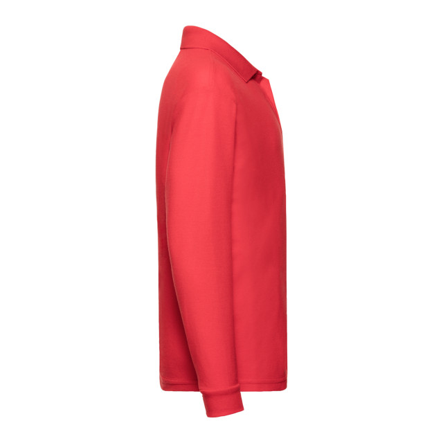 Fruit of the Loom Polo shirt met lange mouwen voor kinderen/kinderen UTLT1891_red large