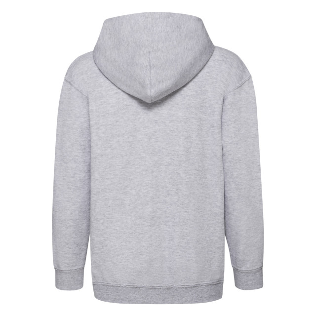 Fruit of the Loom Kinder/kids classic heather hooded jacket UTLT1944_heathergrey large