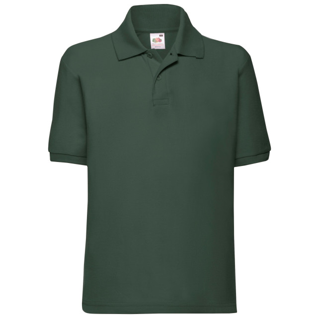 Fruit of the Loom Kinder/kinder 65/35 poloshirt UTLT1880_bottlegreen large