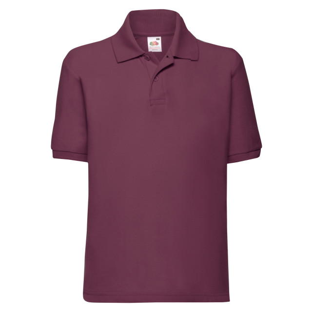 Fruit of the Loom Kinder/kinder 65/35 poloshirt UTLT1880_burgundy large