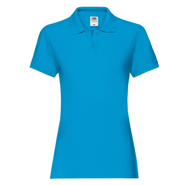 Fruit of the Loom Dames premium poloshirt UTLT1877_azureblue large
