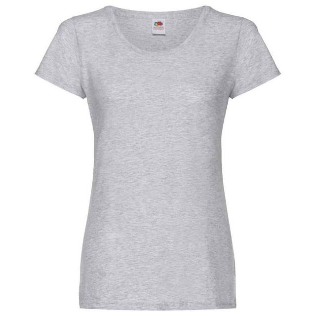 Fruit of the Loom Dames original heather t-shirt UTLT1875_heathergrey large
