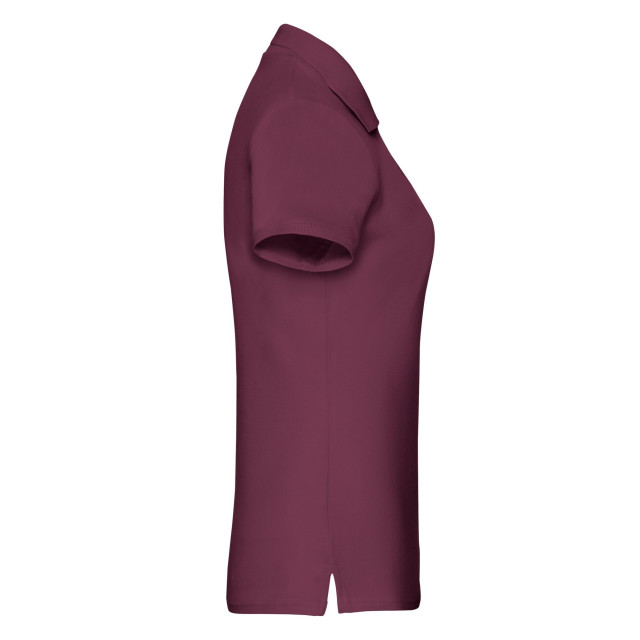 Fruit of the Loom Dames premium poloshirt UTLT1877_burgundy large