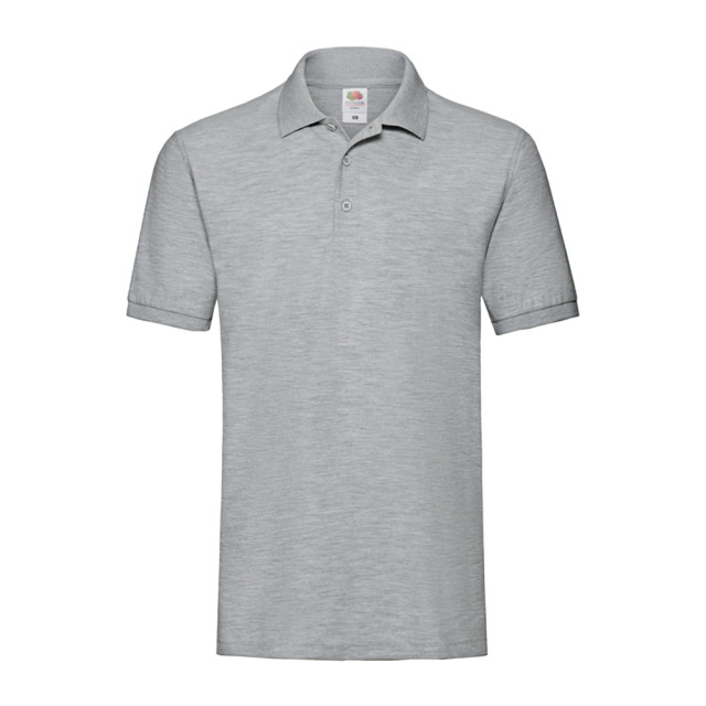 Fruit of the Loom Heren premium polycotton poloshirt UTLT1374_athleticheather large