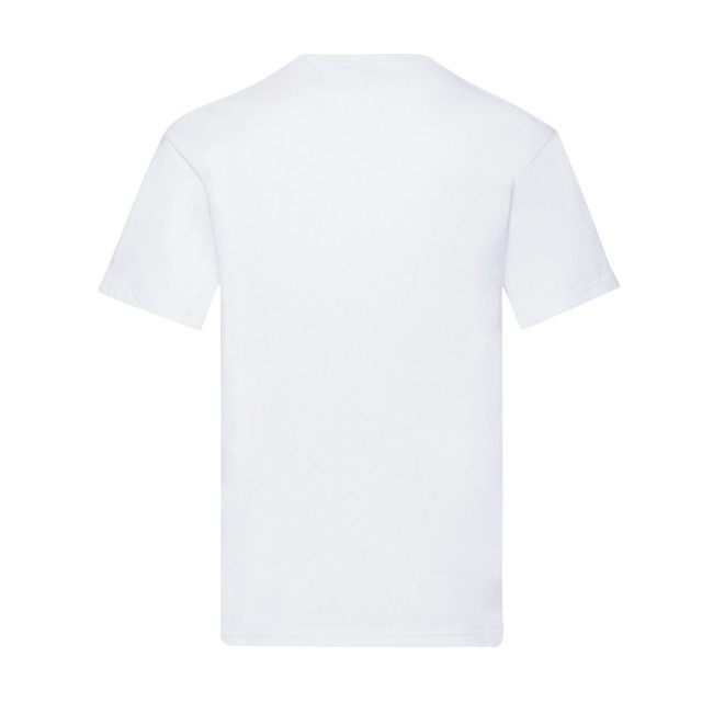 Fruit of the Loom Unisex origineel v hals t-shirt voor volwassenen UTLT1458_white large