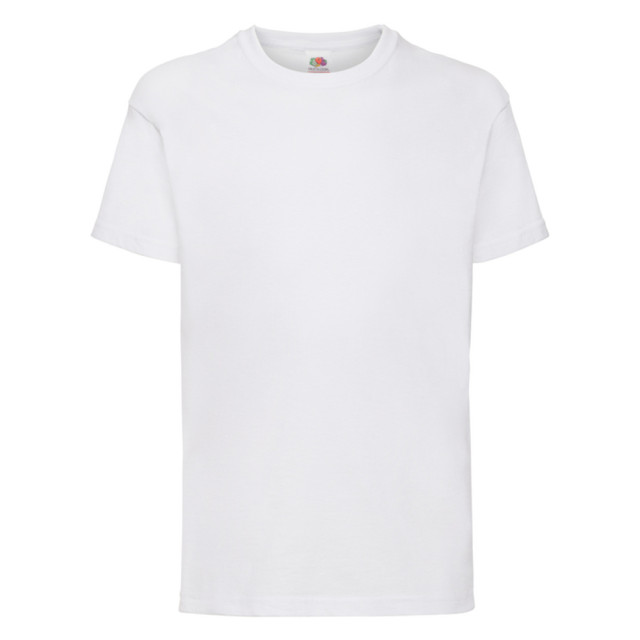 Fruit of the Loom Kinder/kinder valueweight 160 t-shirt UTLT1348_white large