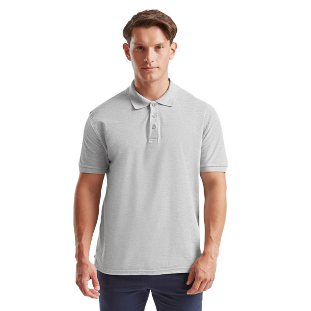 Fruit of the Loom Heren premium polycotton poloshirt UTLT1374_athleticheather large
