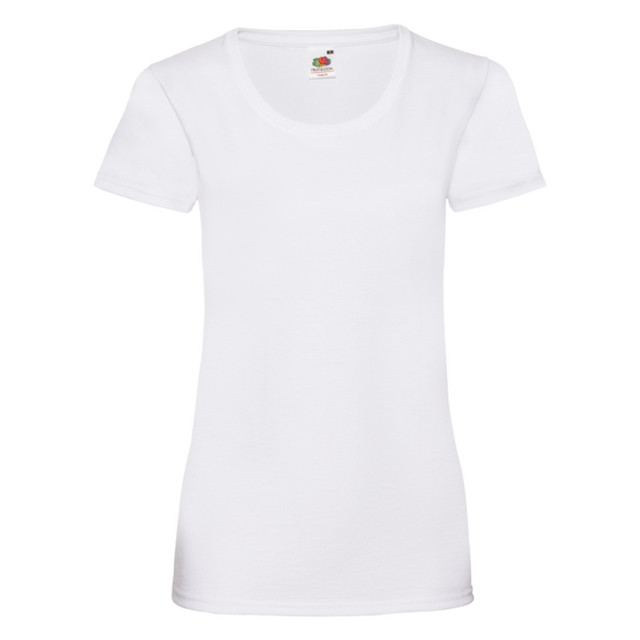 Fruit of the Loom Dames valueweight 160 t-shirt UTLT2446_white large