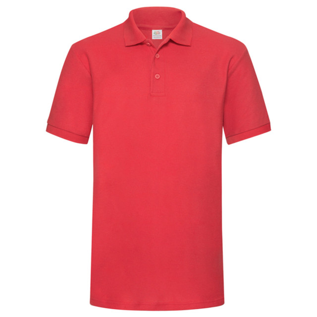 Fruit of the Loom Heren zwaargewicht poloshirt UTLT2377_red large