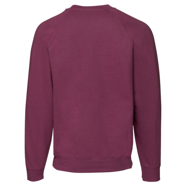 Fruit of the Loom Uniseks klassiek raglan sweatshirt voor volwassenen UTLT2391_burgundy large