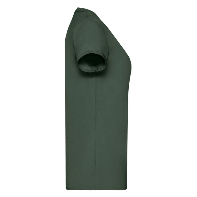 Fruit of the Loom Dames valueweight t-shirt UTLT2232_bottlegreen large