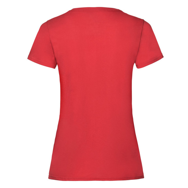 Fruit of the Loom Dames valueweight t-shirt UTLT2232_red large