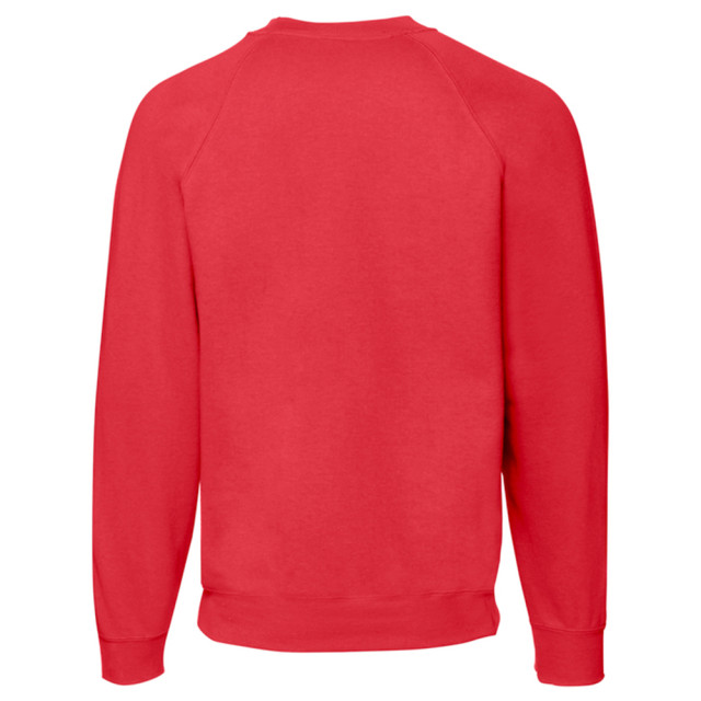 Fruit of the Loom Uniseks klassiek raglan sweatshirt voor volwassenen UTLT2391_red large