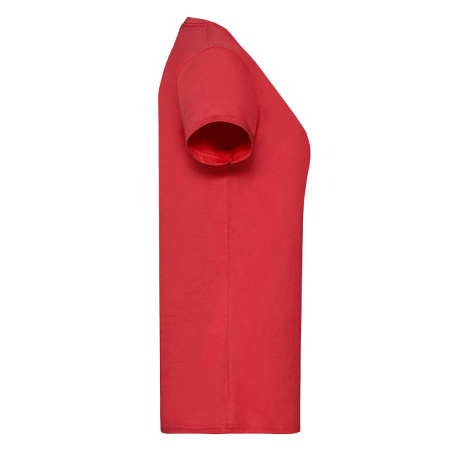 Fruit of the Loom Dames valueweight t-shirt UTLT2232_red large