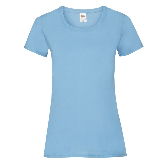 Fruit of the Loom Dames valueweight t-shirt UTLT2232_skyblue large