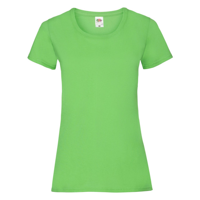 Fruit of the Loom Dames valueweight t-shirt UTLT2232_lime large
