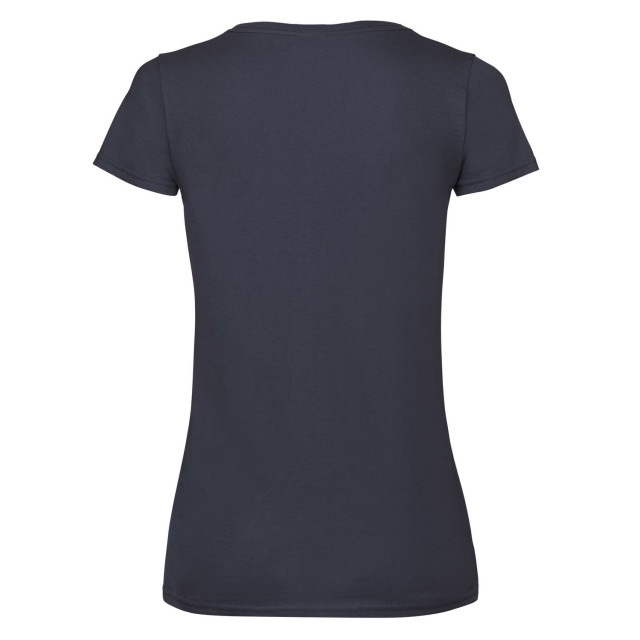 Fruit of the Loom Dames valueweight v hals t-shirt UTLT2261_deepnavy large