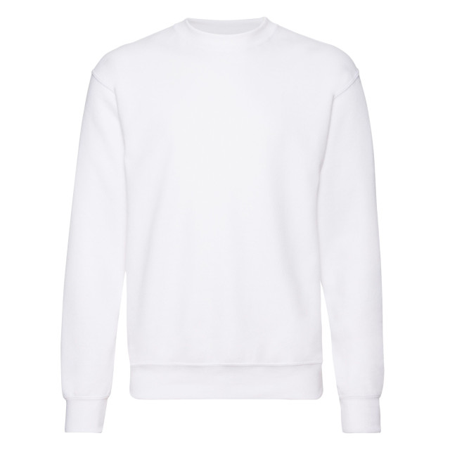 Fruit of the Loom Uniseks klassiek effen sweatshirt voor volwassenen UTLT2043_white large