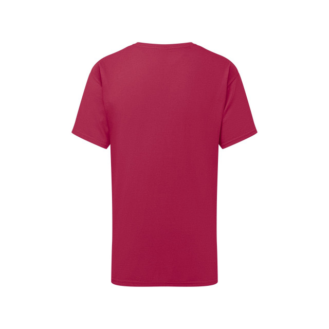 Fruit of the Loom Kinderen/kinderen iconic 195 t-shirt UTLT2119_cranberry large