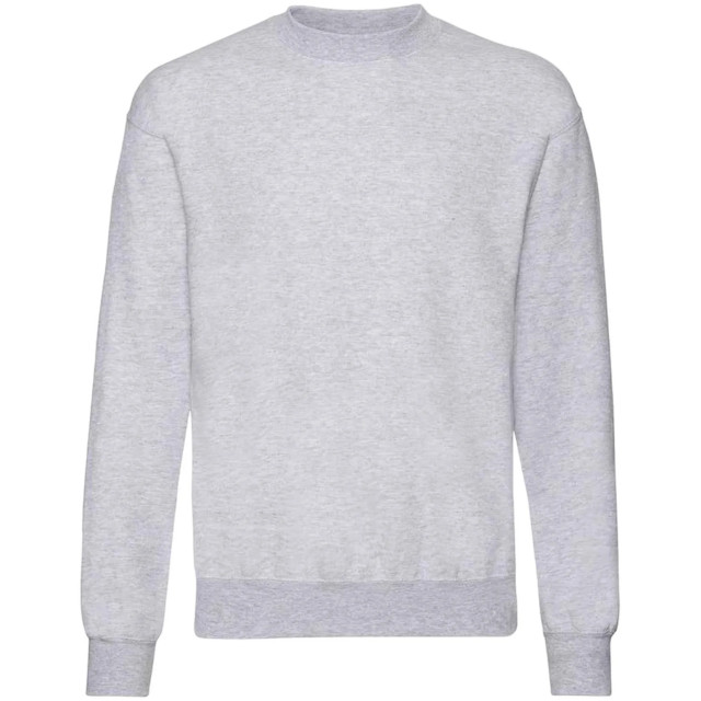 Fruit of the Loom Uniseks klassiek effen sweatshirt voor volwassenen UTLT2043_heathergrey large