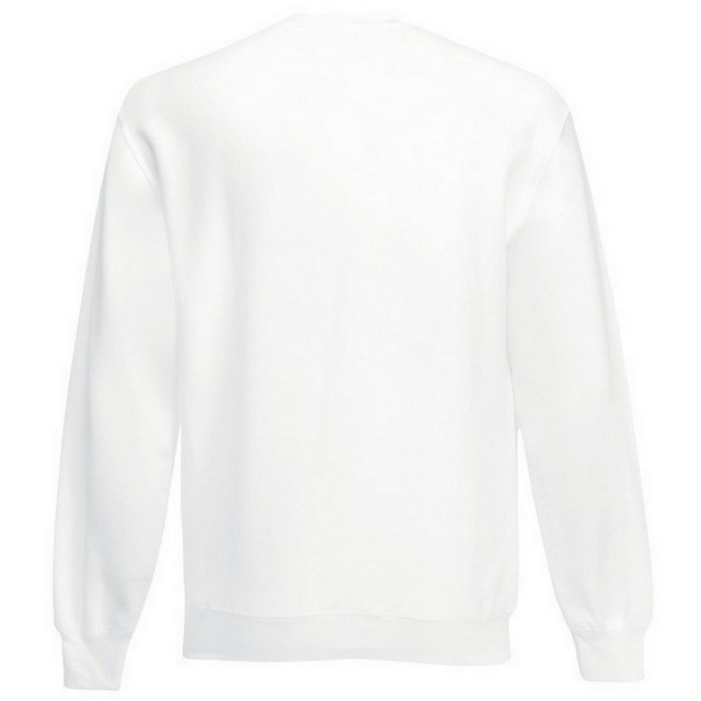 Fruit of the Loom Uniseks klassiek effen sweatshirt voor volwassenen UTLT2043_white large