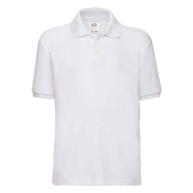 Fruit of the Loom Kinder/kinder 65/35 poloshirt UTLT2054_white large