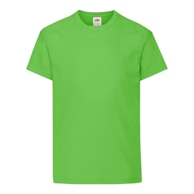 Fruit of the Loom Origineel t-shirt voor kinderen UTLT2039_lime large Fruit of the Loom Origineel t-shirt voor kinderen UTLT2039_lime large