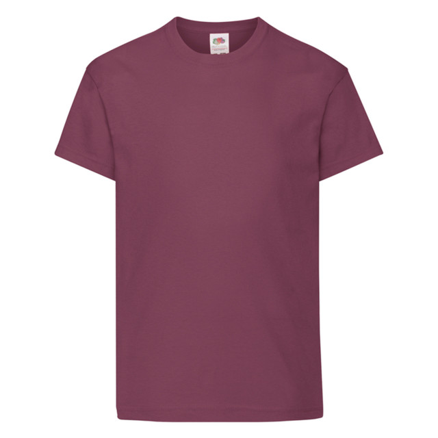 Fruit of the Loom Origineel t-shirt voor kinderen UTLT2039_burgundy large