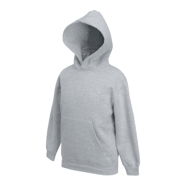 Fruit of the Loom Kinder/kids premium effen hoodie UTLT2080_heathergrey large