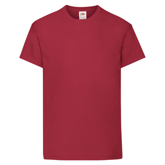 Fruit of the Loom Origineel t-shirt voor kinderen UTLT2039_brickred large Fruit of the Loom Origineel t-shirt voor kinderen UTLT2039_brickred large