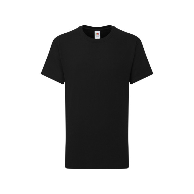 Fruit of the Loom Kinderen/kinderen iconic 195 t-shirt UTLT2119_black large